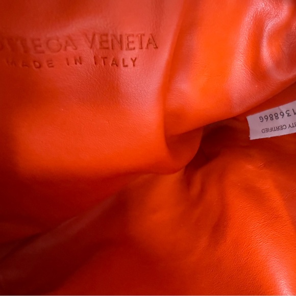 NWT Orange Bottega Veneta Mini Jodie Dark - Picture 14 of 17
